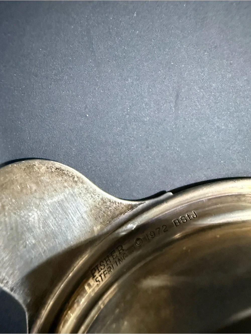 Vintage Fisher Sterling Silver Wine Funnel for Home & Bar